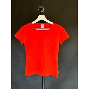 Jantzen Vintage Women's Tshirt Orange Red Small